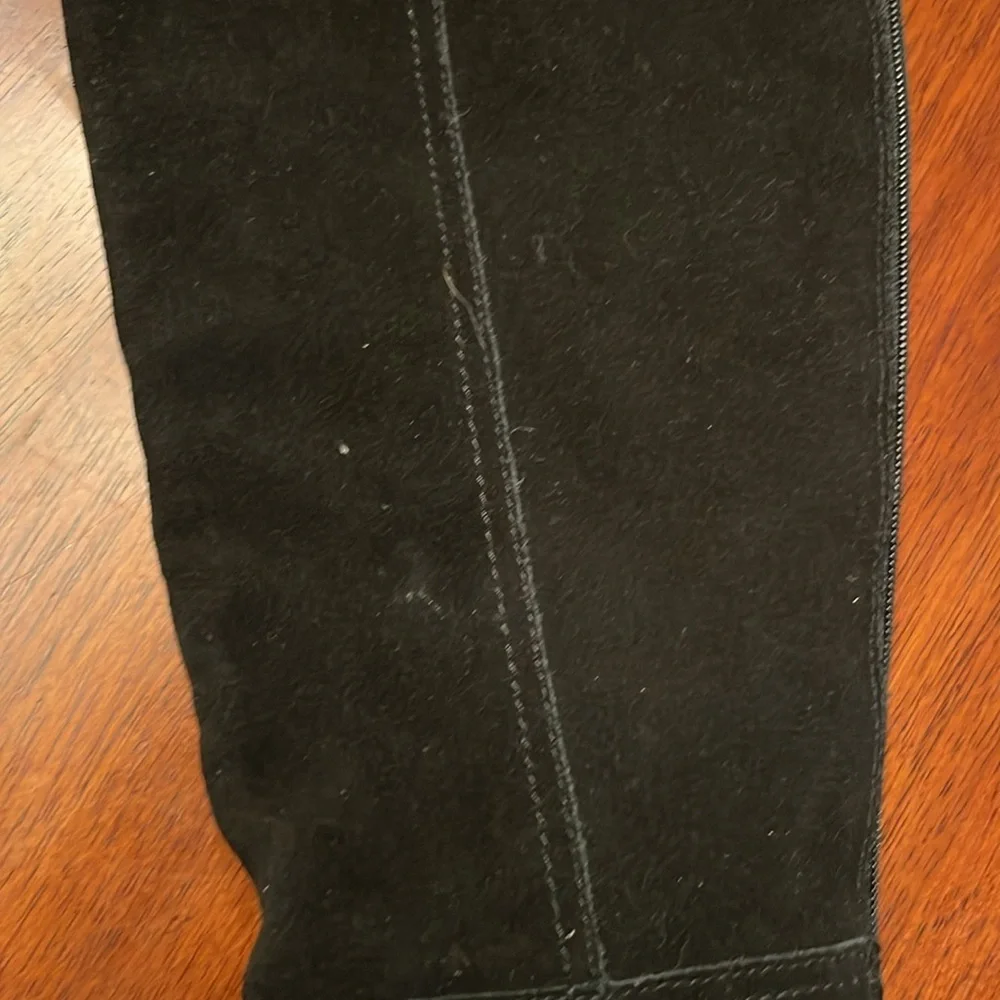 Gibson Latimer Black Suede Leather Knee-High Boots size 7.5